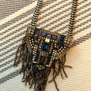 Long statement necklace